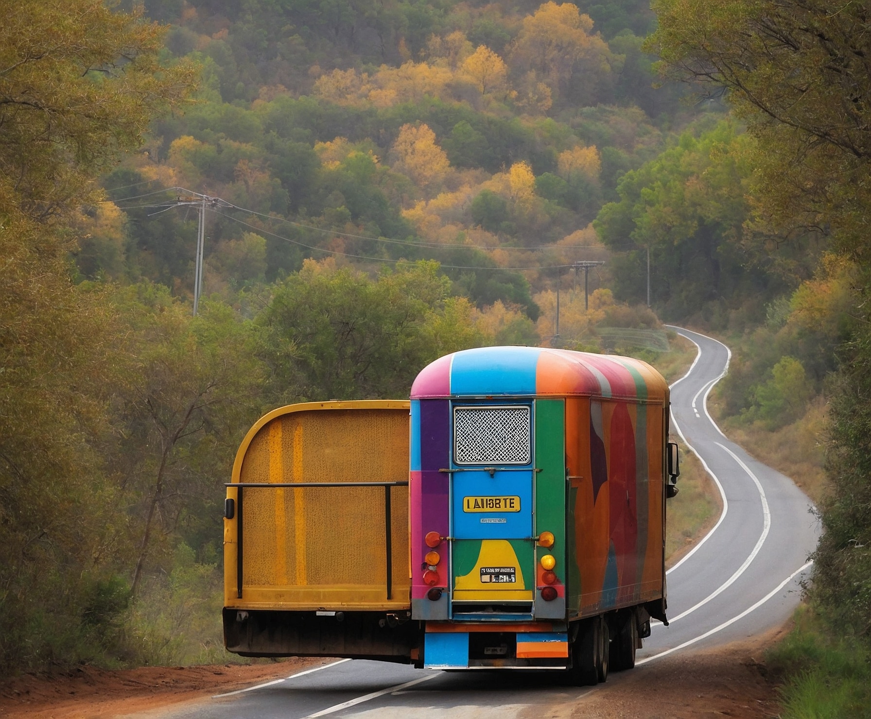 Camiones felices en carretera con entregas puntuales